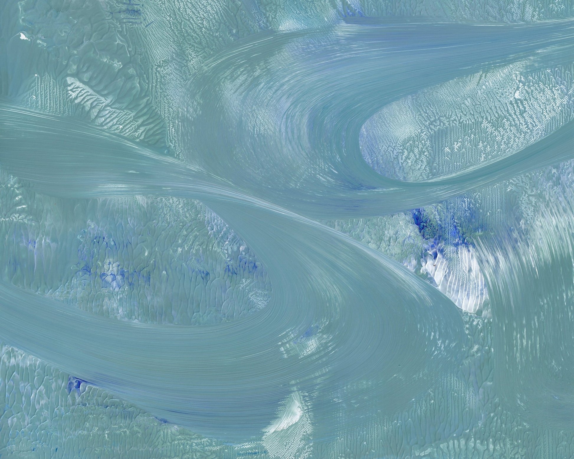 Blue Flow Abstract No2