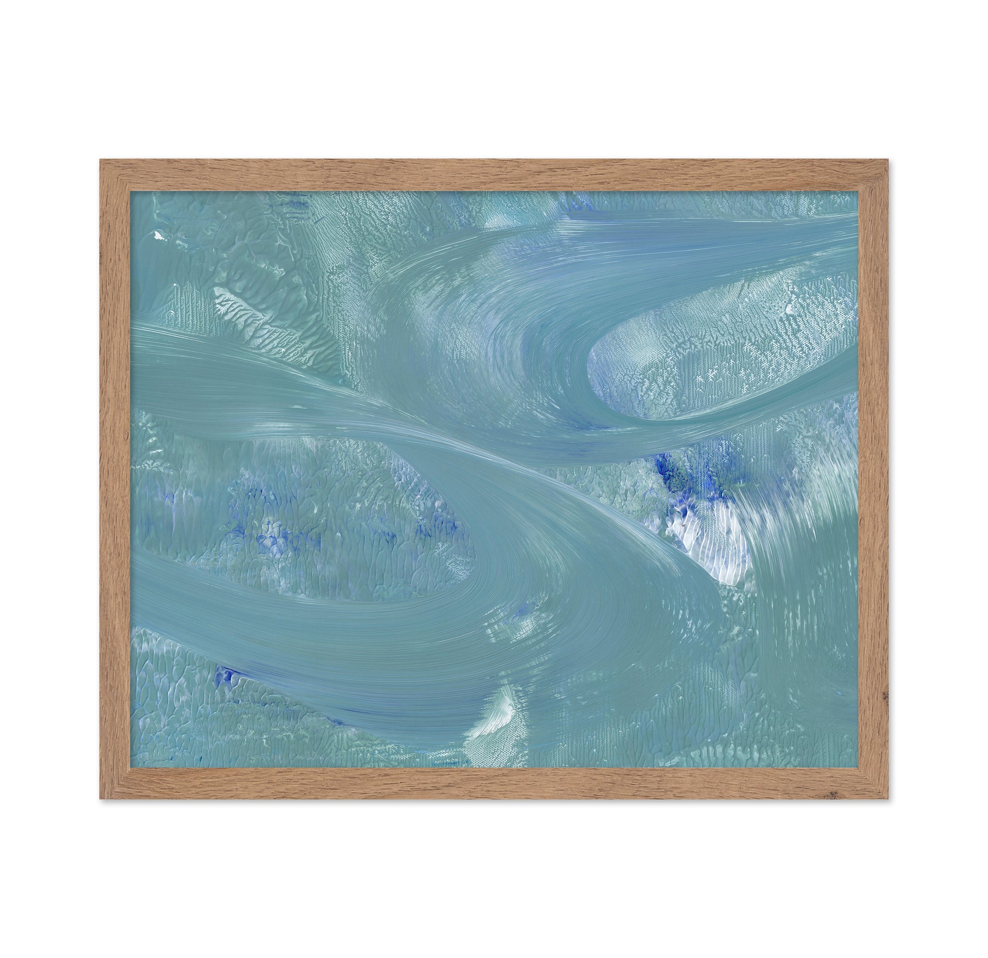 Blue Flow Abstract No2