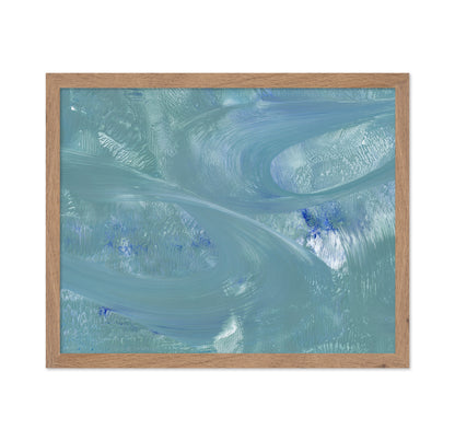 Blue Flow Abstract No2