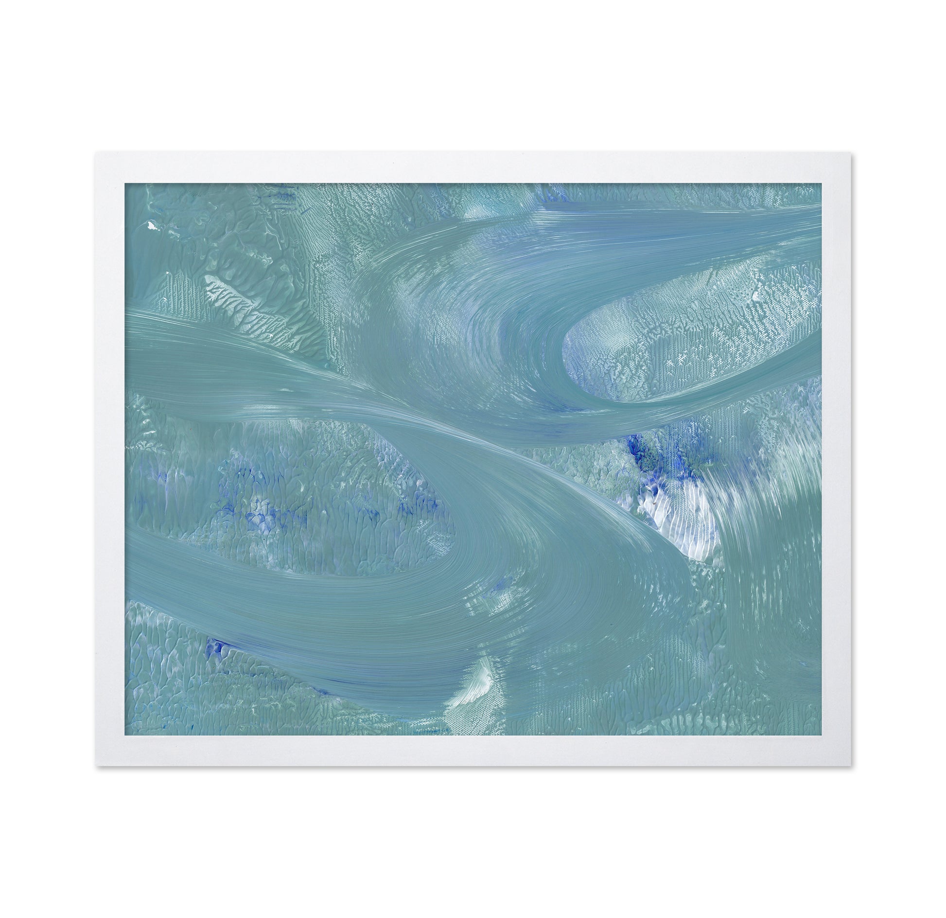 Blue Flow Abstract No2