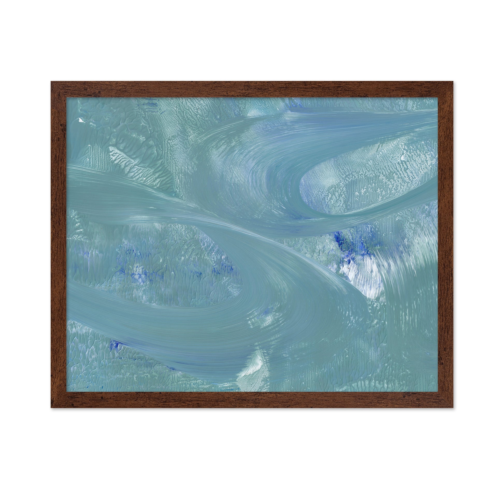 Blue Flow Abstract No2