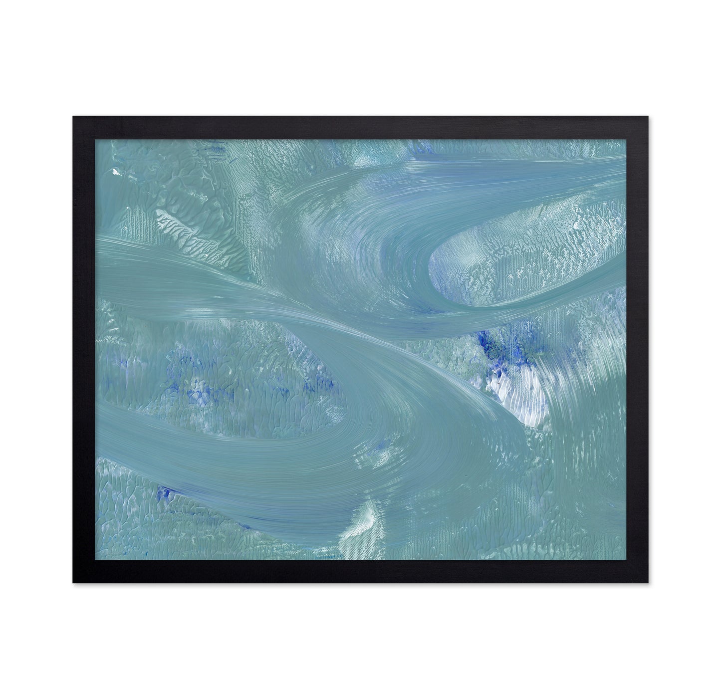 Blue Flow Abstract No2