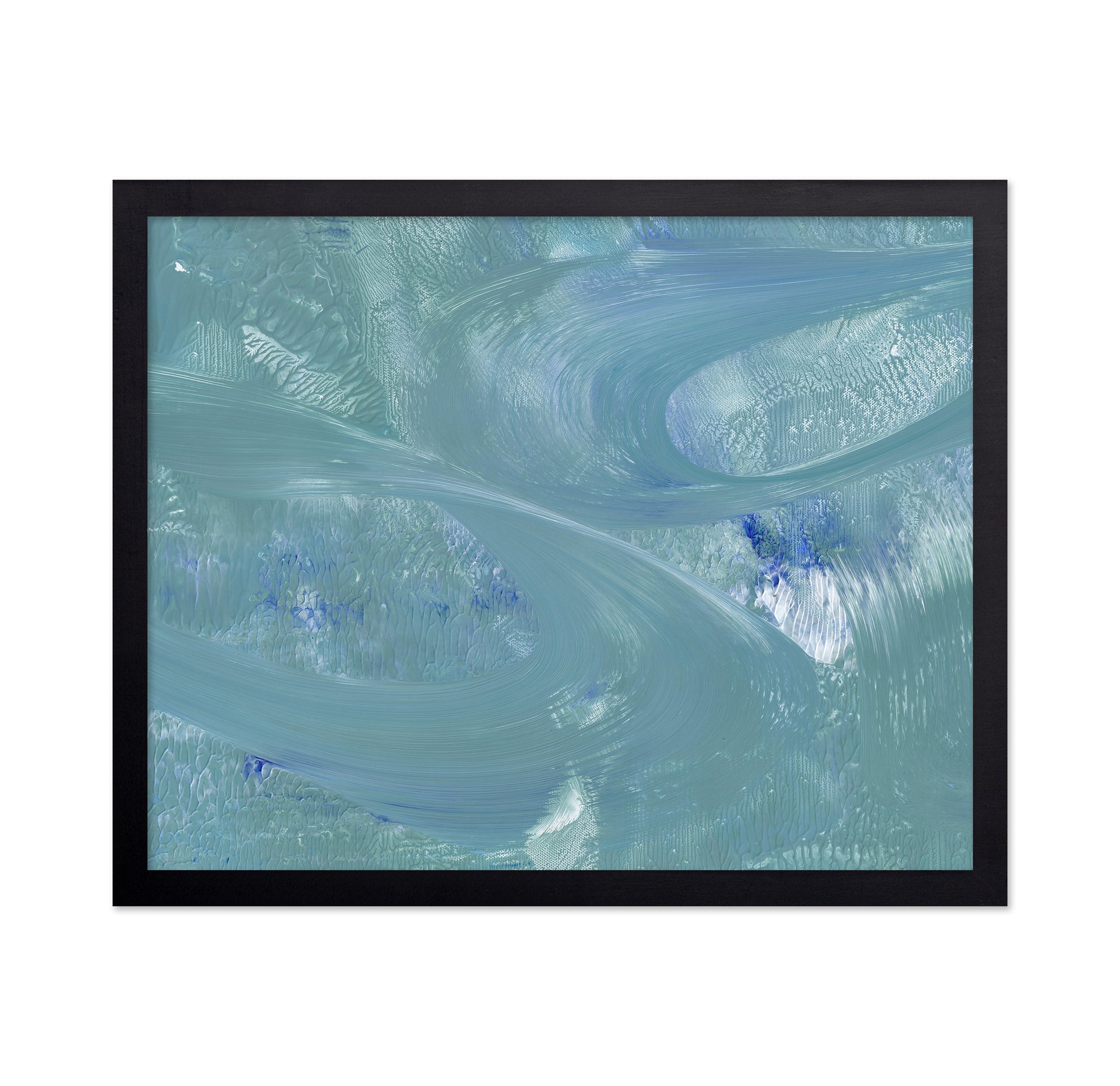 Blue Flow Abstract No2