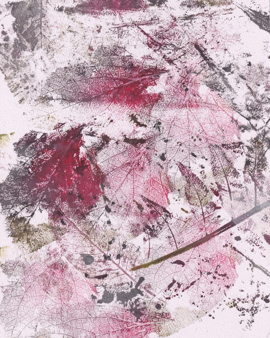 Pink Leaf Texture