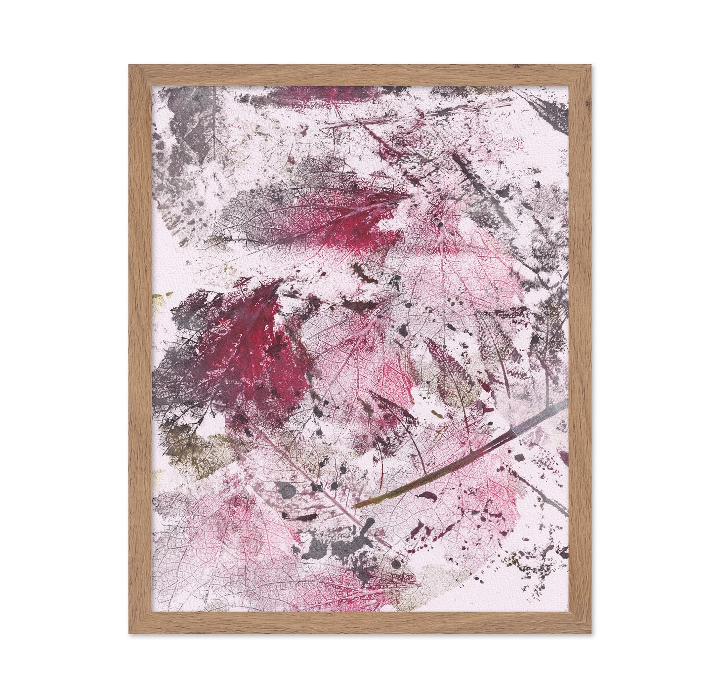 Pink Leaf Texture