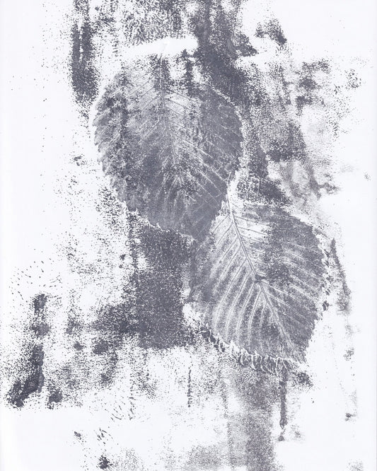 Monochrome Leaf Imprint