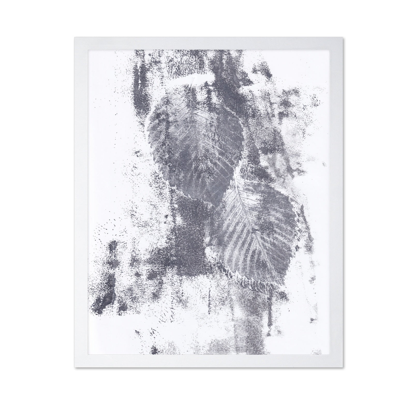 Monochrome Leaf Imprint