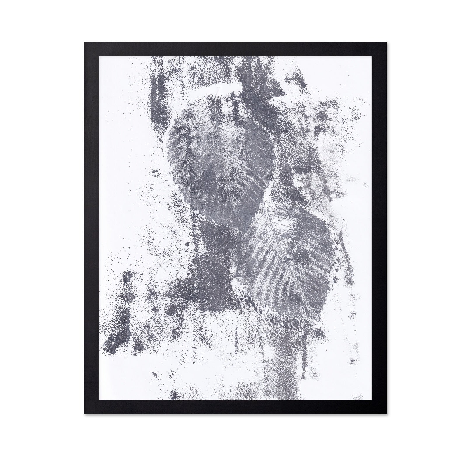 Monochrome Leaf Imprint