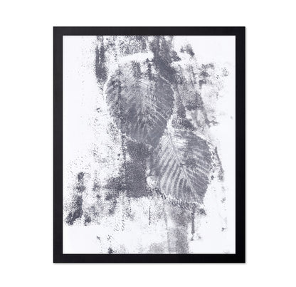 Monochrome Leaf Imprint