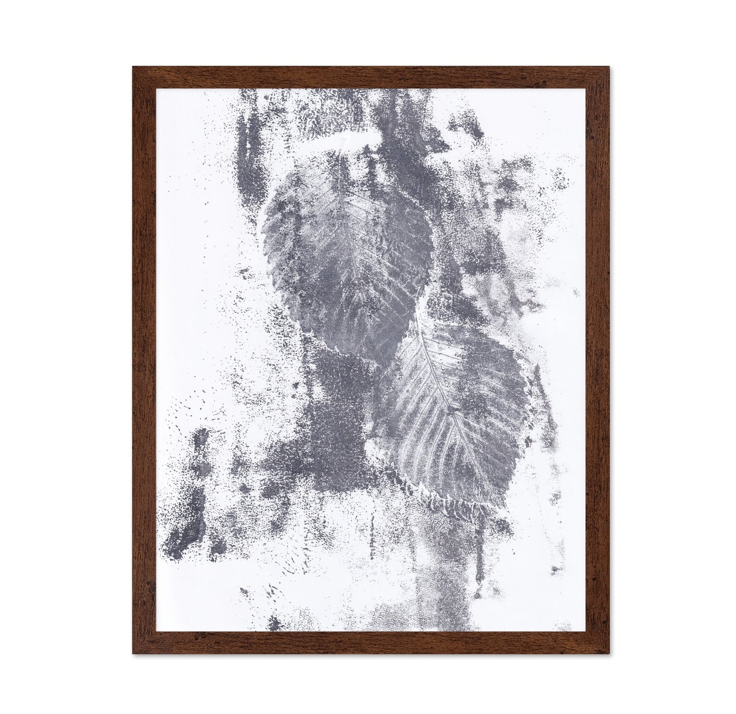 Monochrome Leaf Imprint