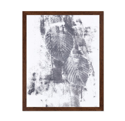 Monochrome Leaf Imprint