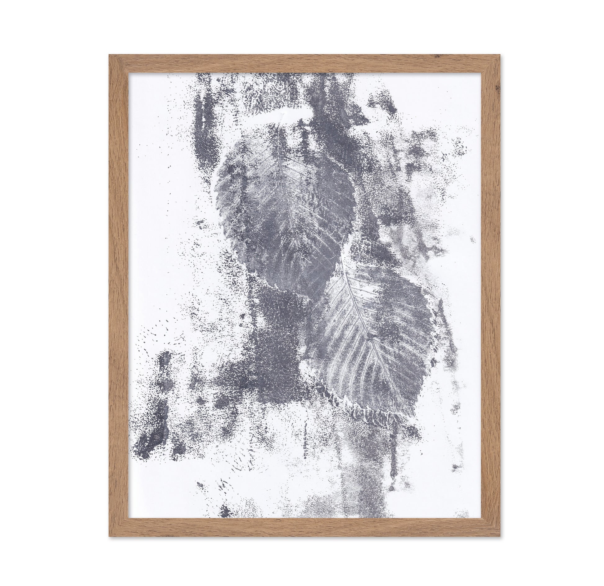 Monochrome Leaf Imprint