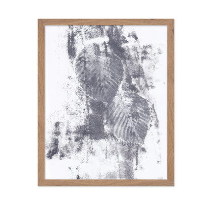 Monochrome Leaf Imprint