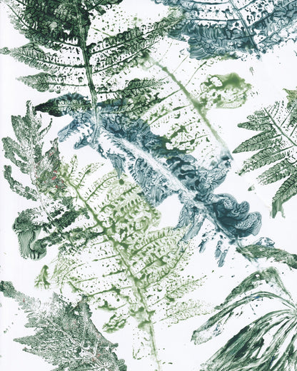 Fern Imprint Abstract