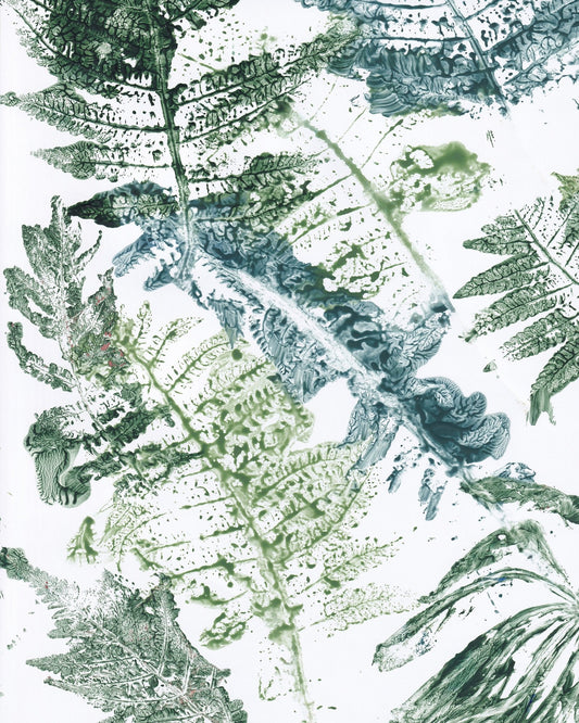 Fern Imprint Abstract