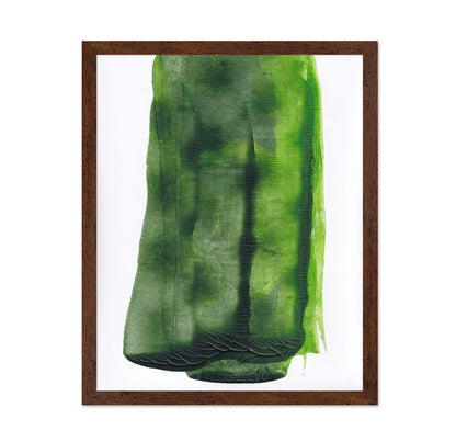 Green Textured Form