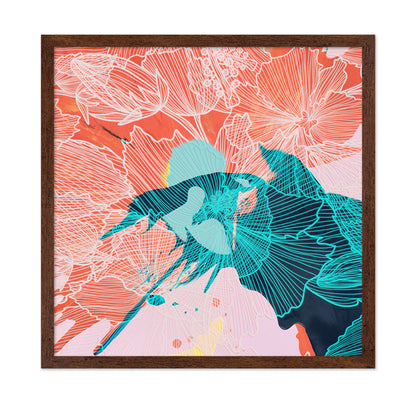 Coral Floral Pattern No1