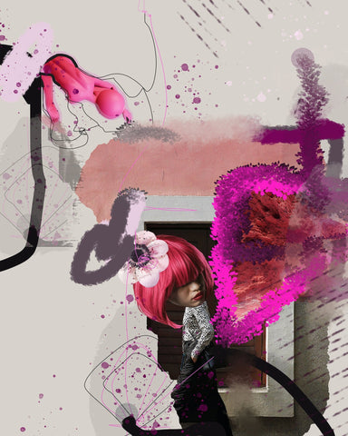 Pink Surreal Portrait