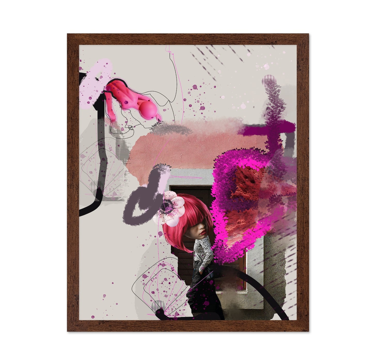 Pink Surreal Portrait