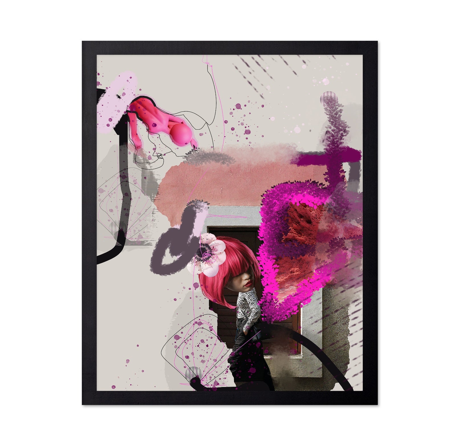 Pink Surreal Portrait