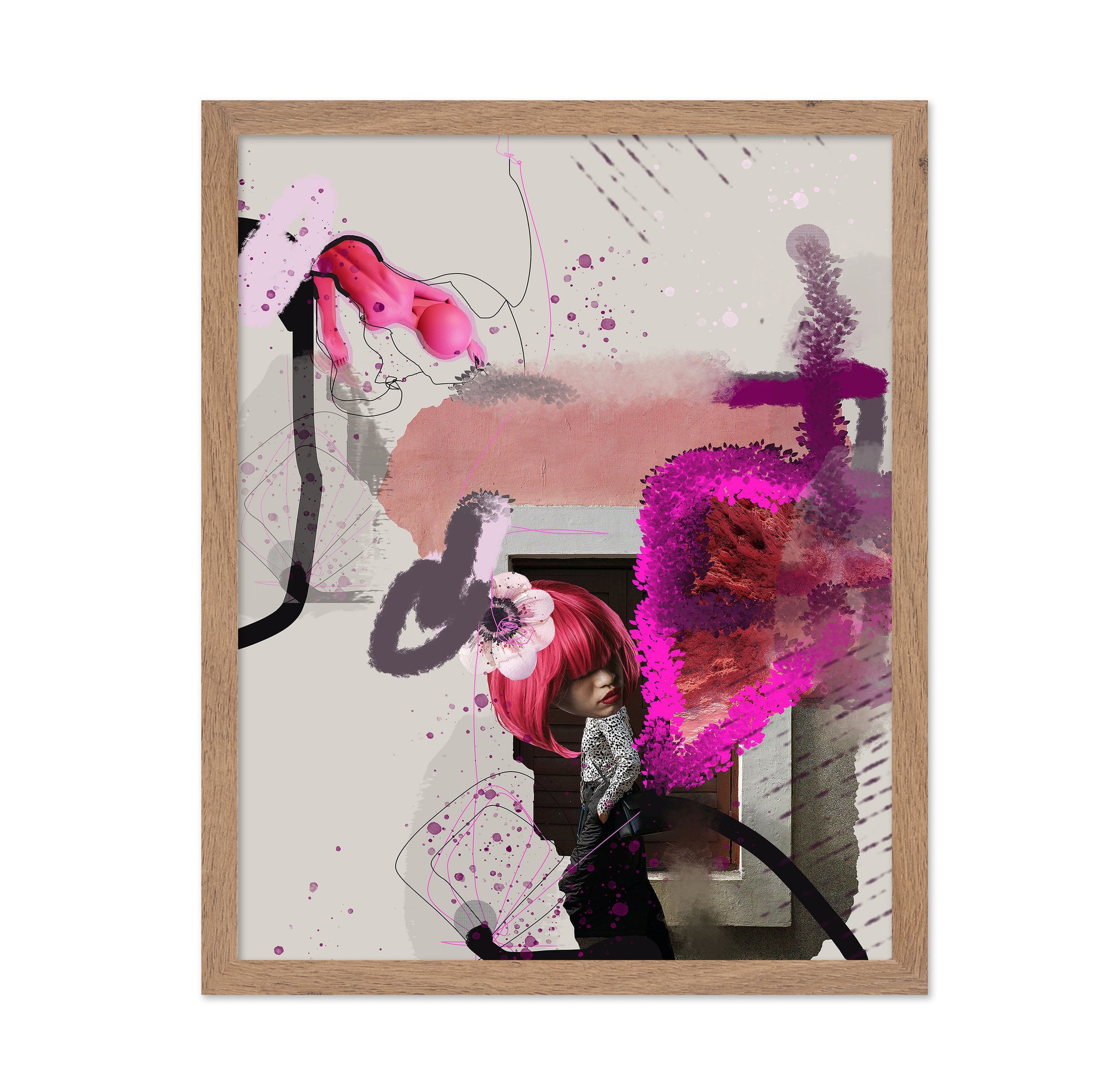 Pink Surreal Portrait