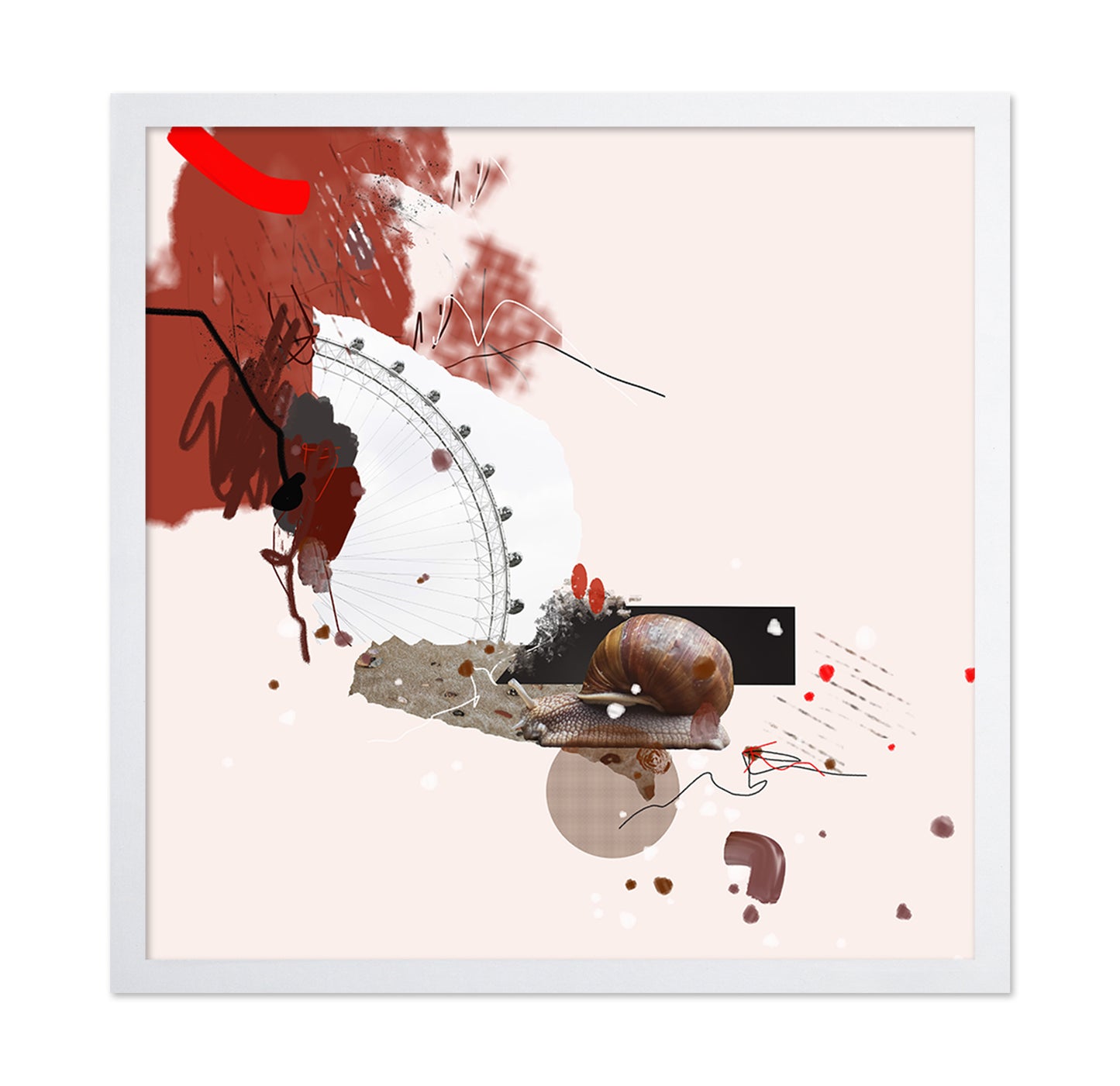 Urban Snail Collage