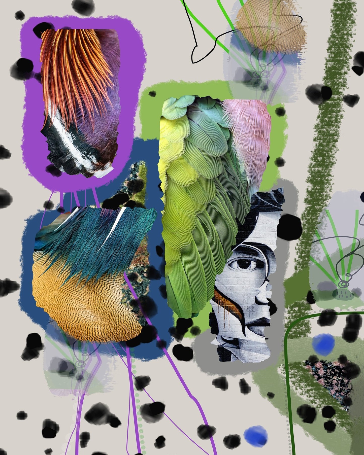 Color Texture Collage
