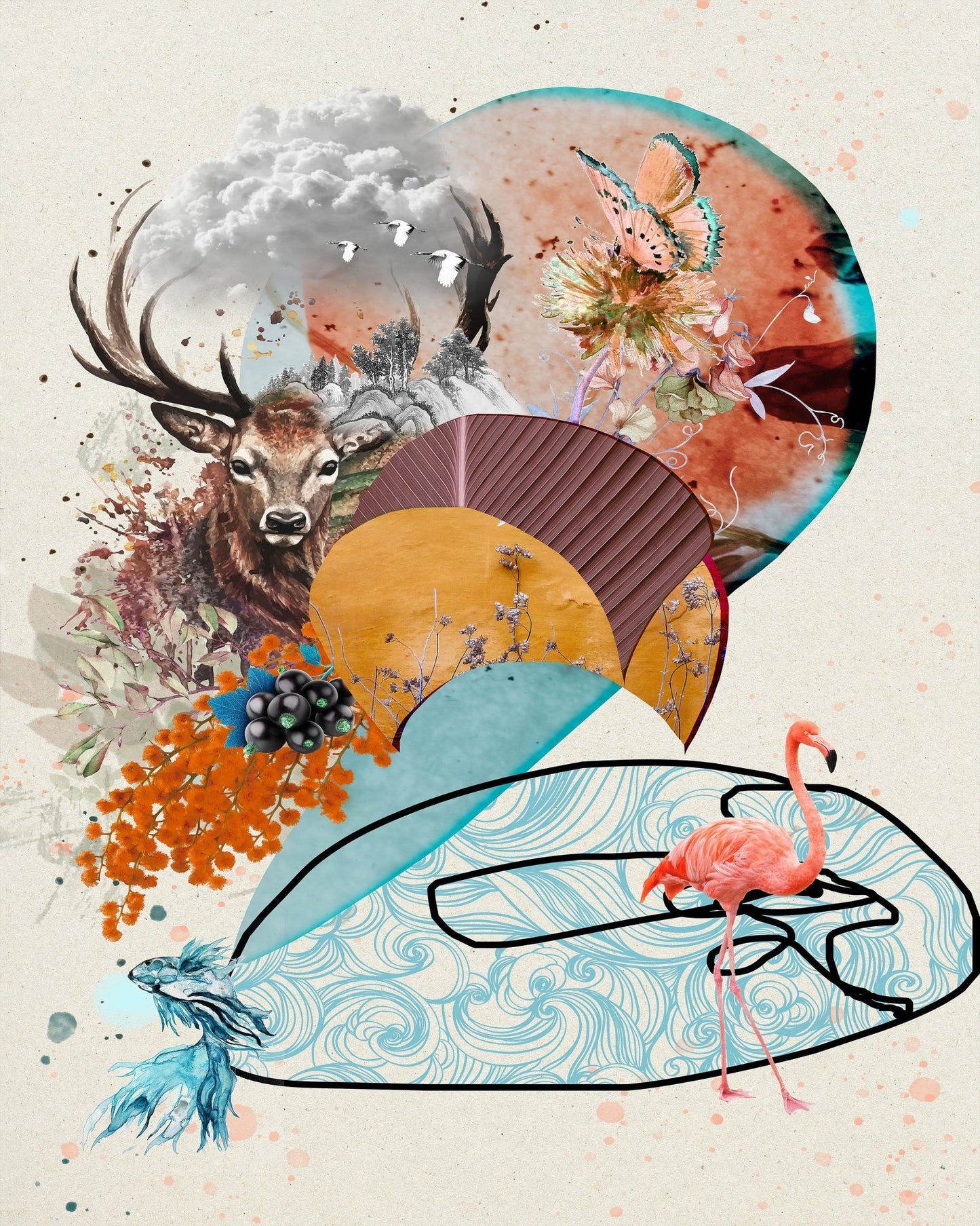 Wild Nature Collage