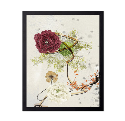 Floral Line Composition