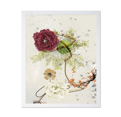Floral Line Composition