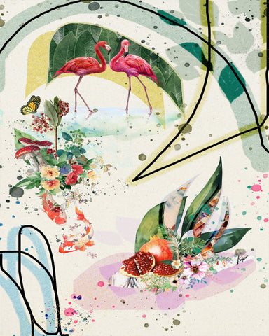 Tropical Nature Collage