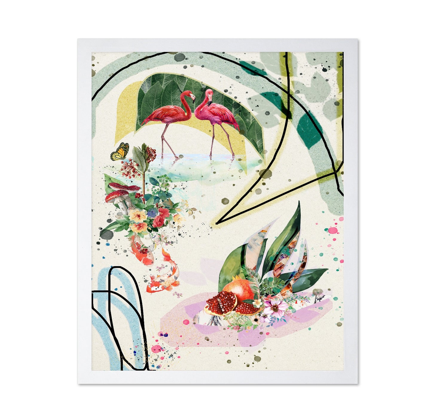 Tropical Nature Collage
