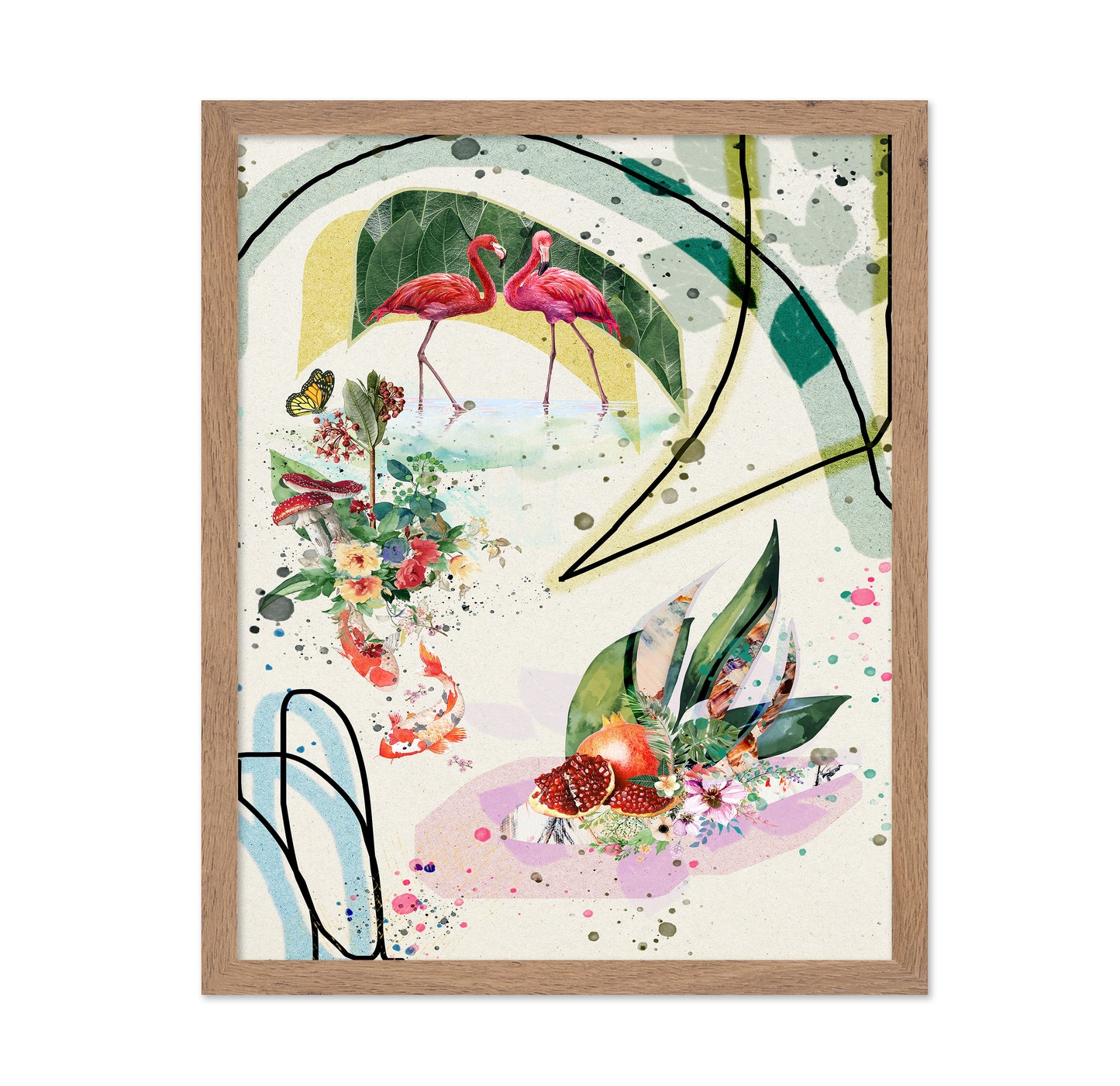 Tropical Nature Collage
