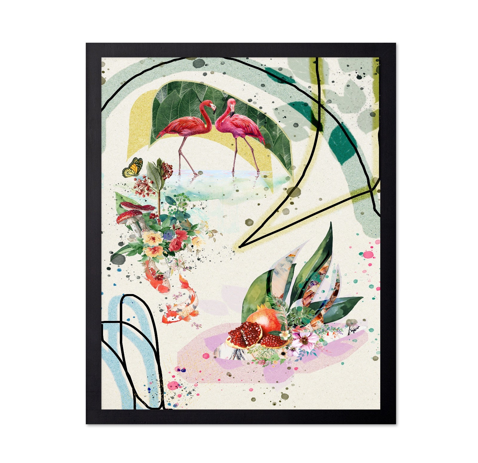 Tropical Nature Collage
