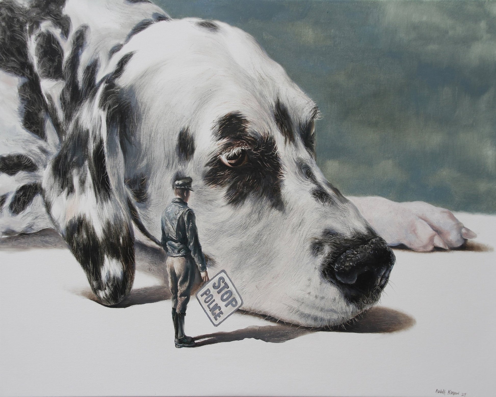 Giant Dog Encounter