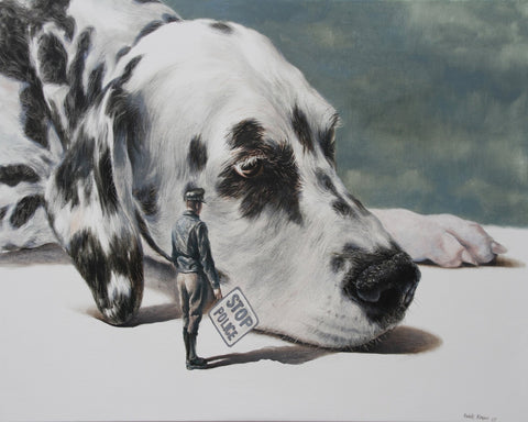 Giant Dog Encounter
