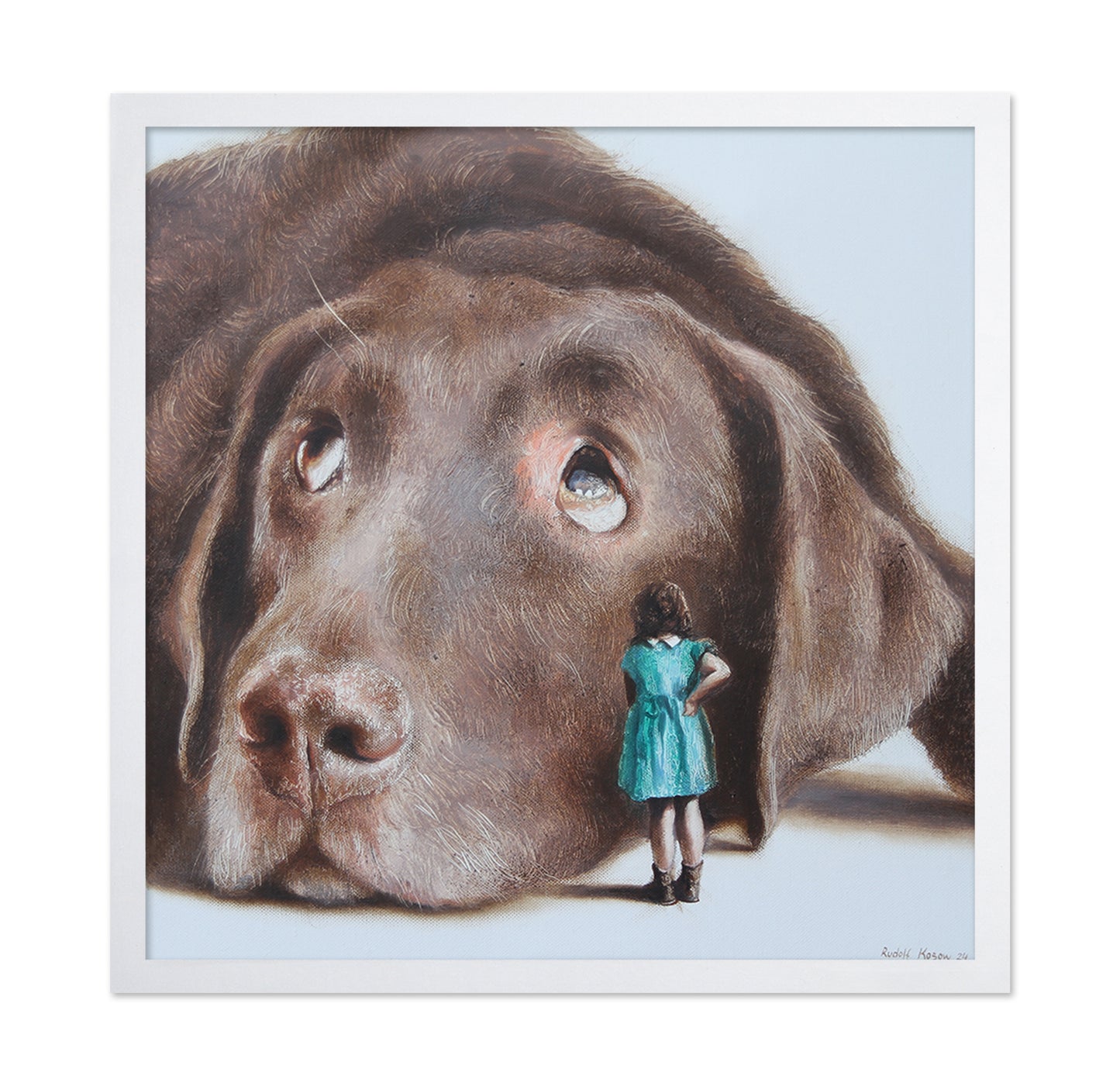 Shy Giant Pup