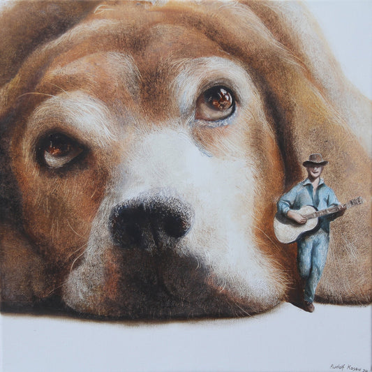 Guitar Companion Dog