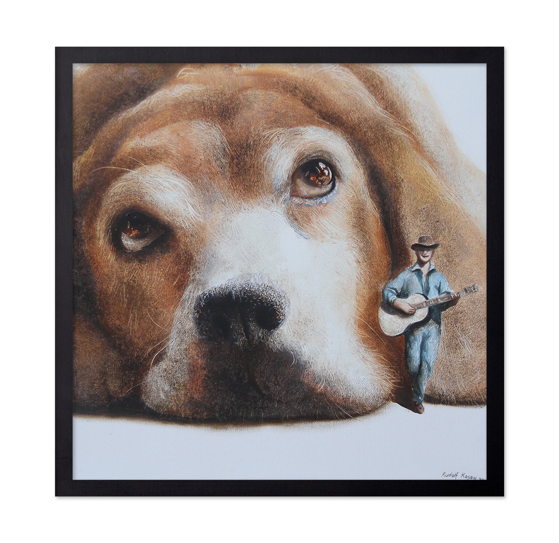 Guitar Companion Dog