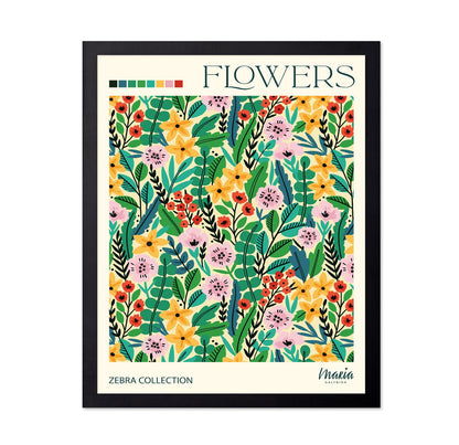 Floral Pattern Garden No1