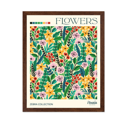 Floral Pattern Garden No1