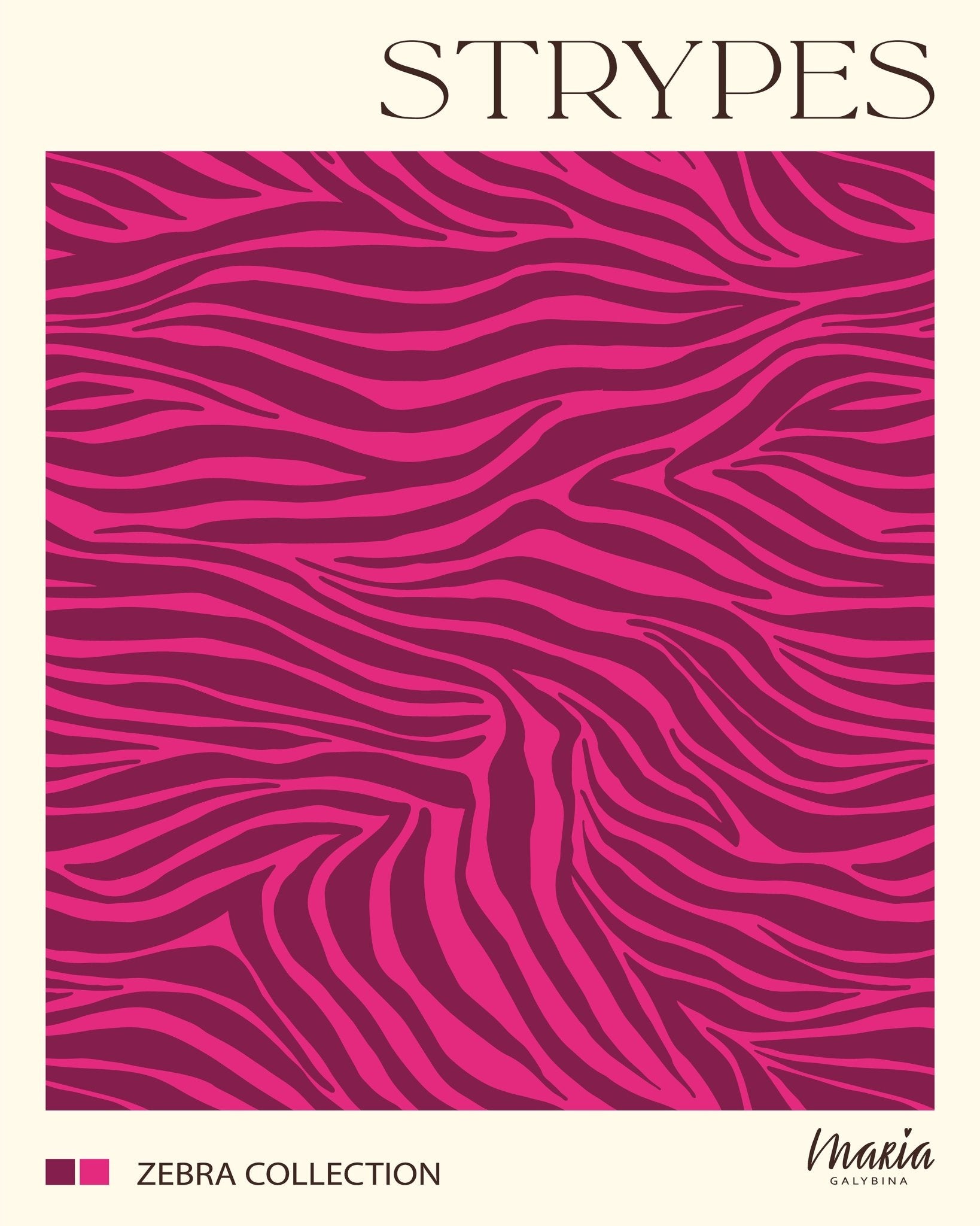Pink Zebra Pattern