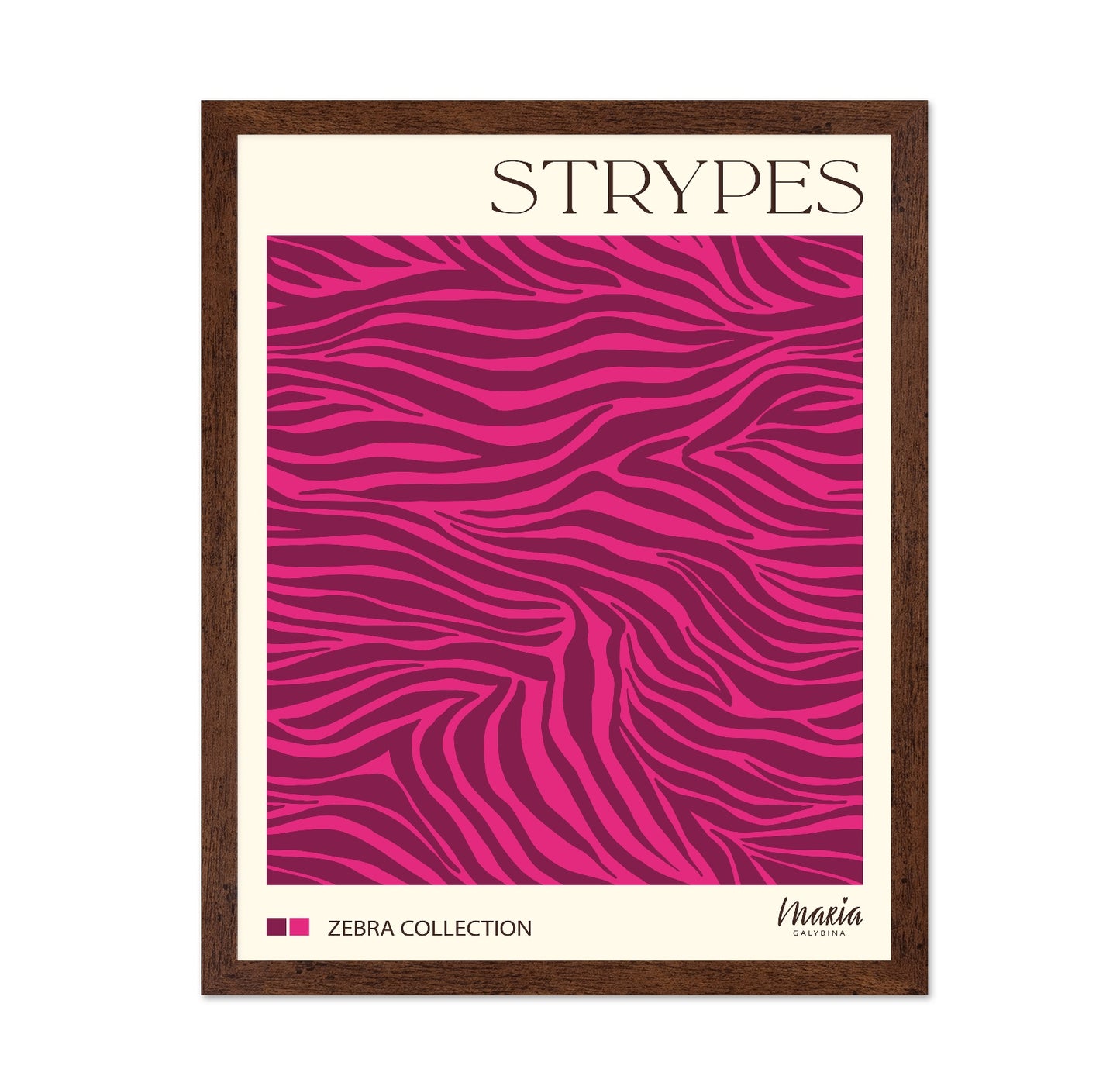 Pink Zebra Pattern