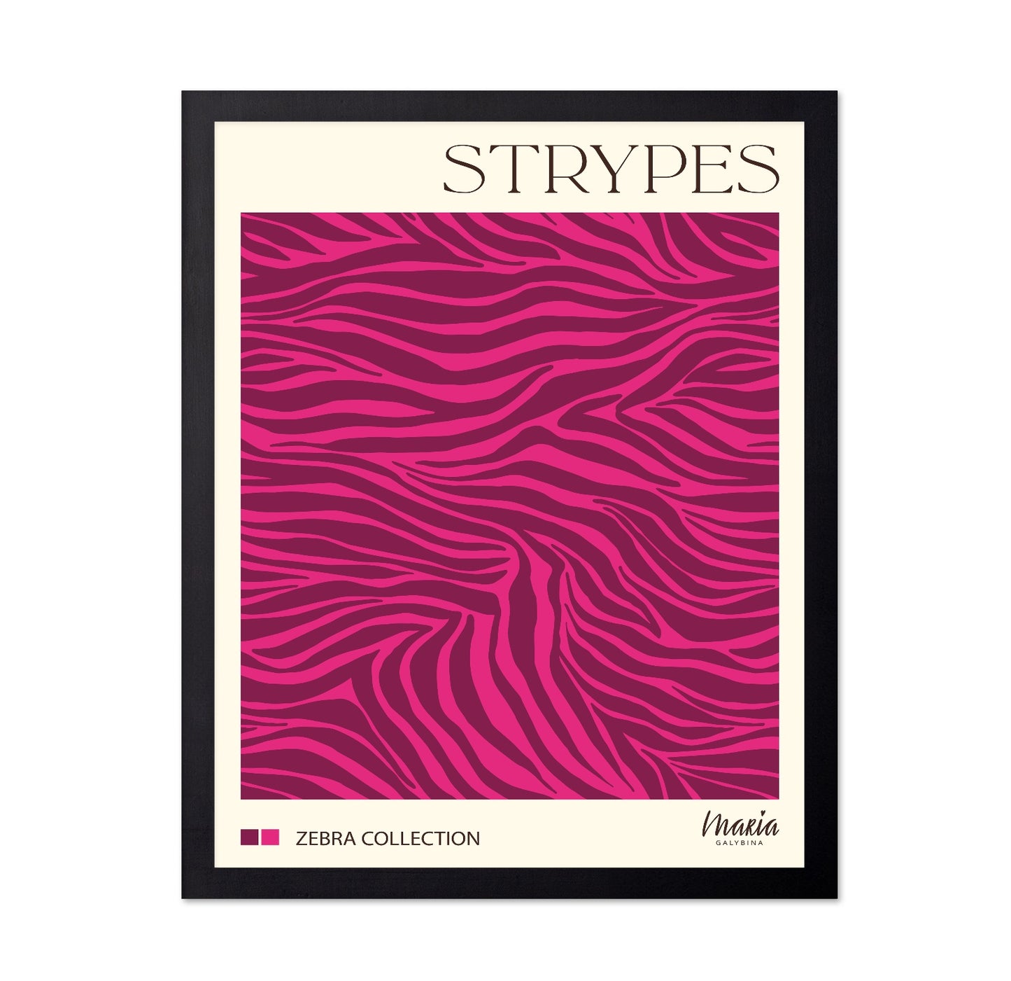 Pink Zebra Pattern