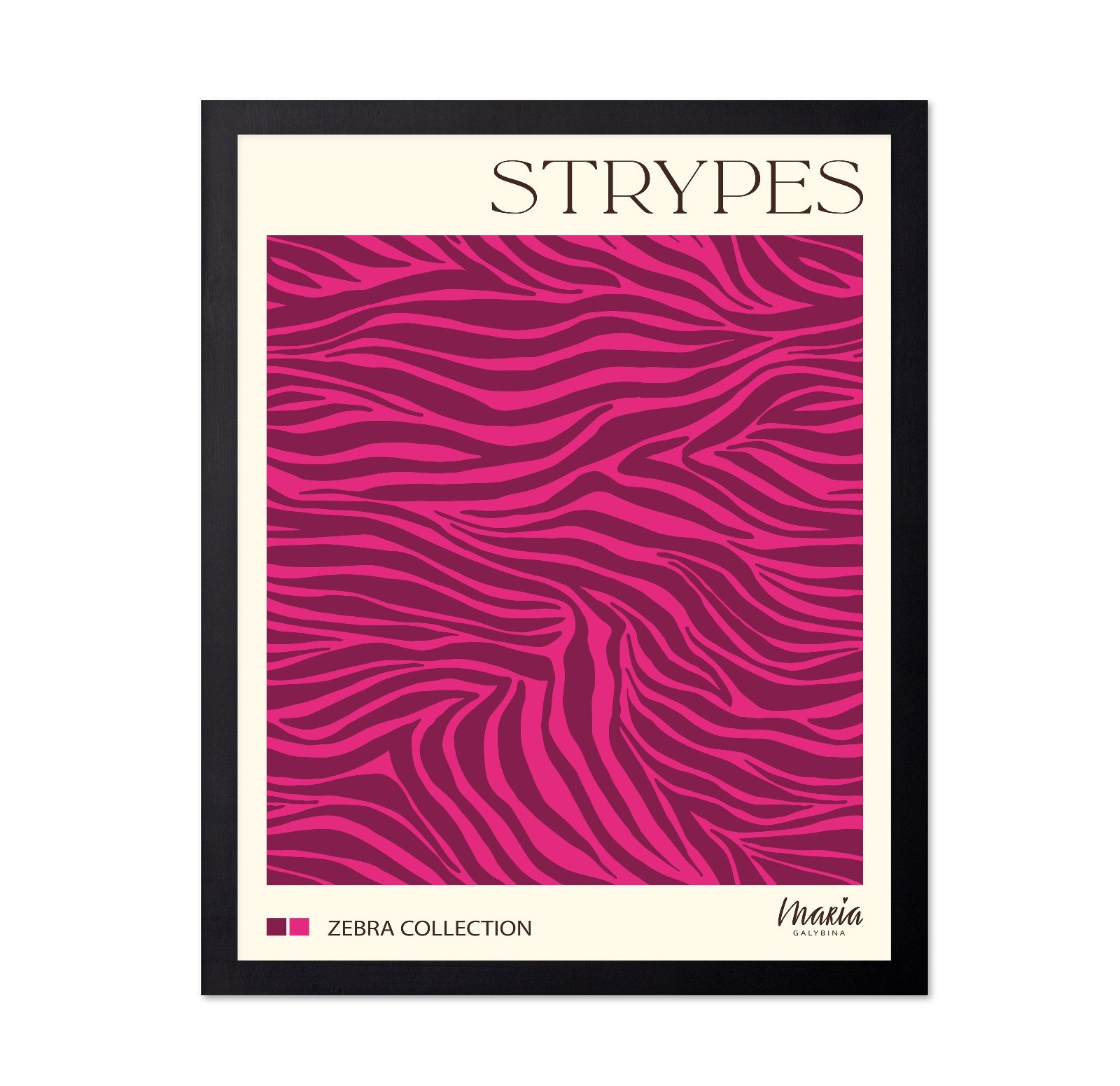 Pink Zebra Pattern