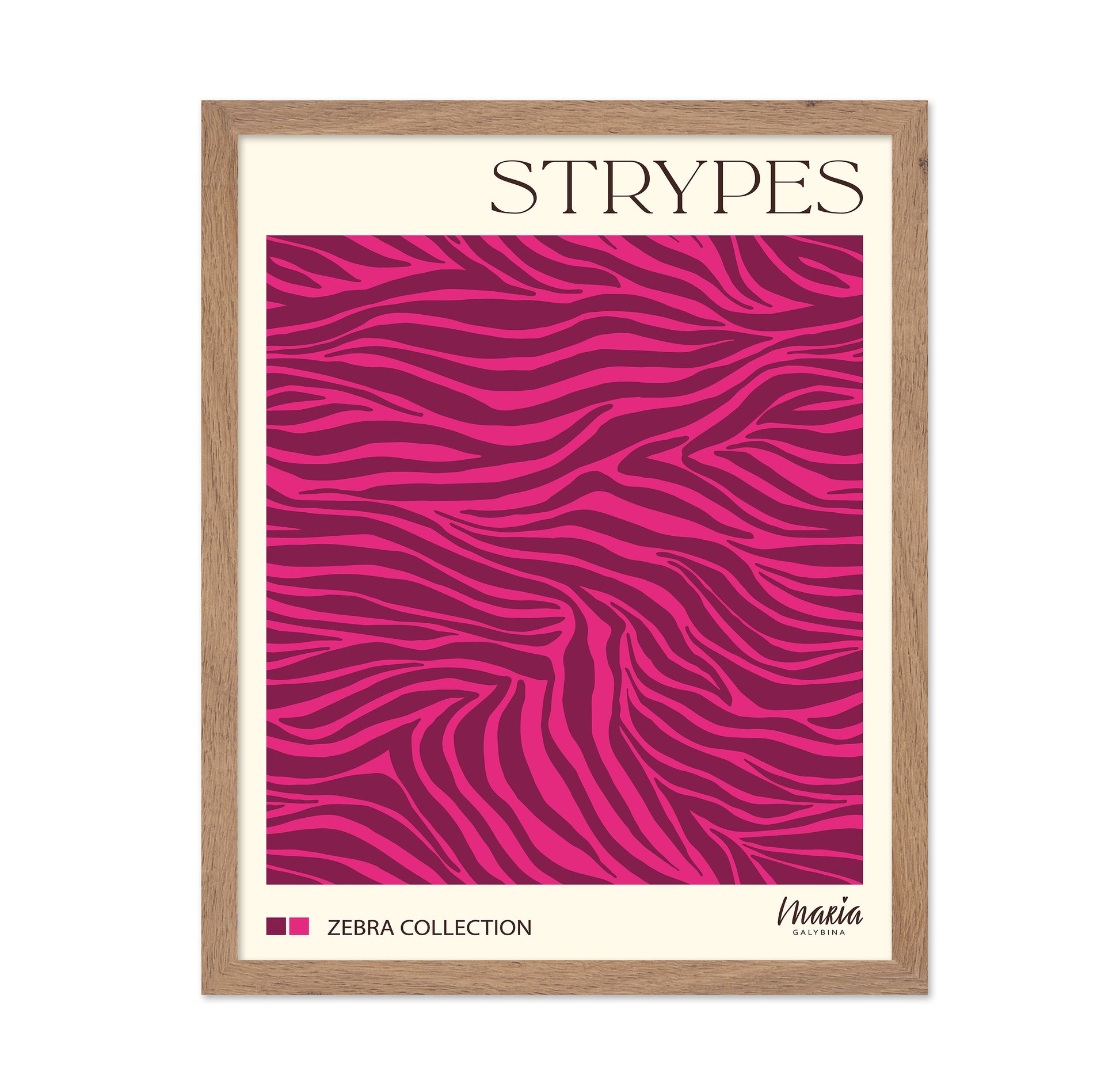 Pink Zebra Pattern
