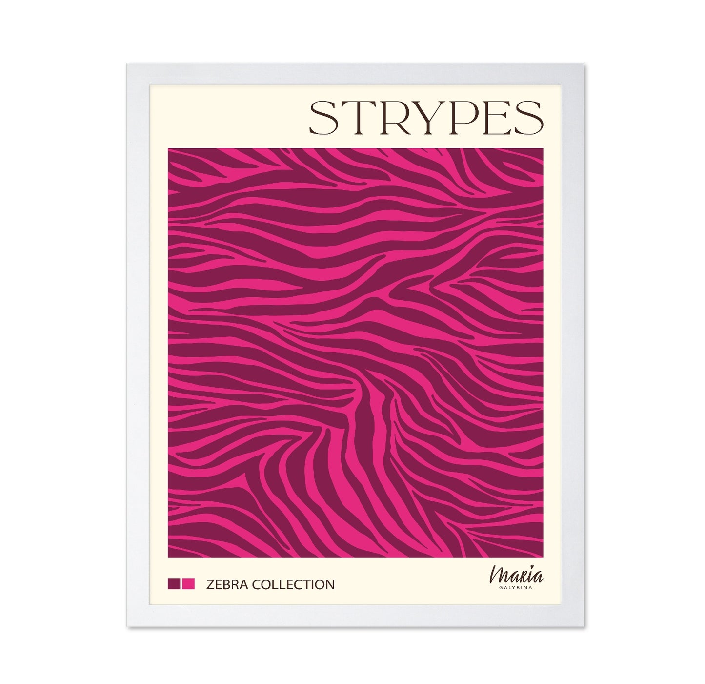 Pink Zebra Pattern
