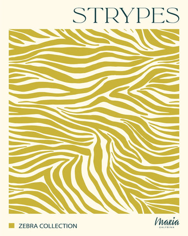 Gold Zebra Pattern