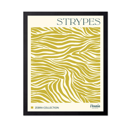 Gold Zebra Pattern