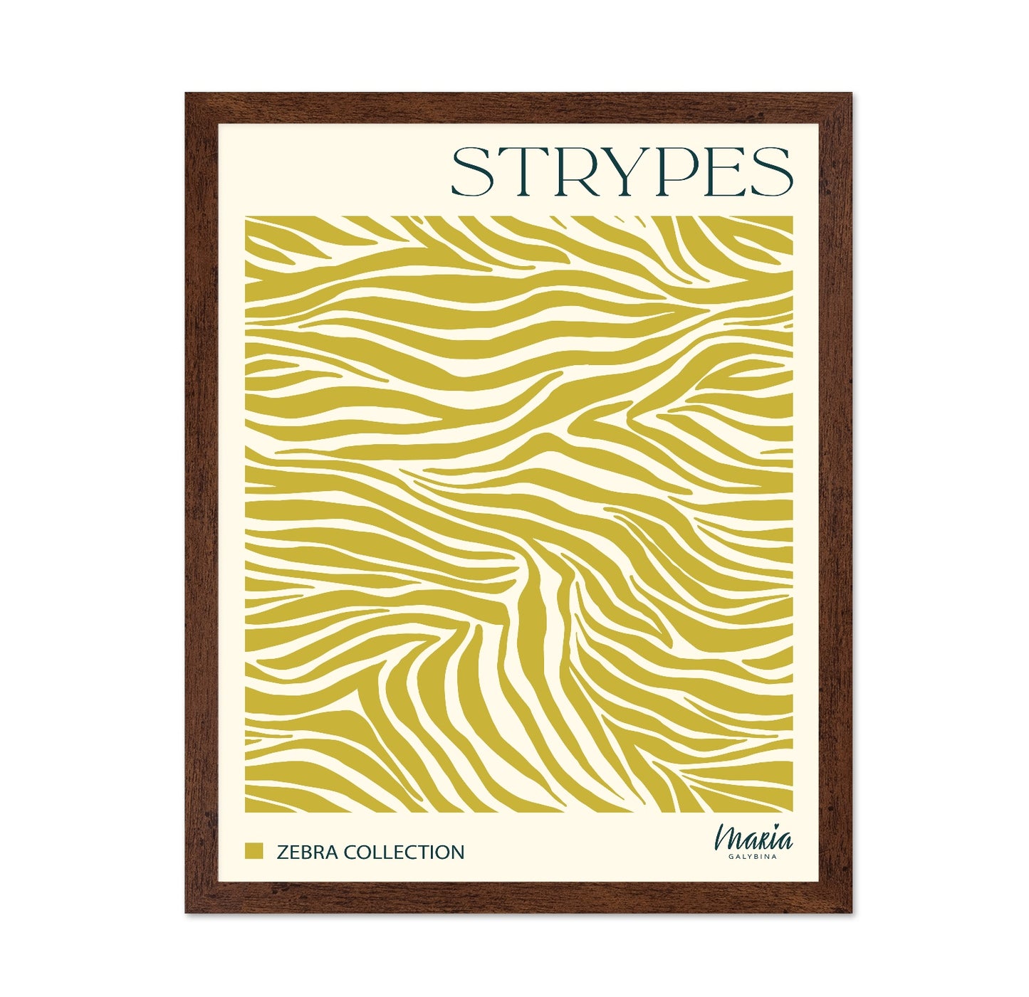 Gold Zebra Pattern